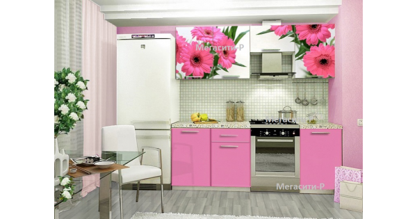 Кухня флора союз мебель фото в интерьере Кухни с фотопечатью купить недорого по выгодной цене с доставкой по Москве в инт