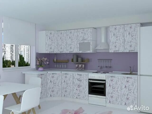 Кухня флора союз мебель фото в интерьере Кухонный гарнитур купить в Москве, цена 27 900 руб. Объявления о продаже в катег