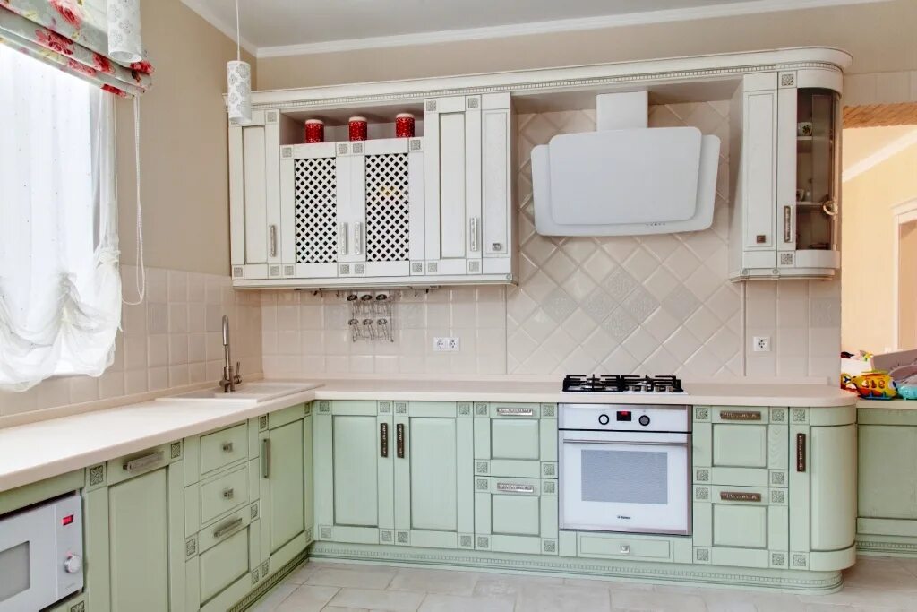 Кухня флора союз мебель фото в интерьере Кухня Флора