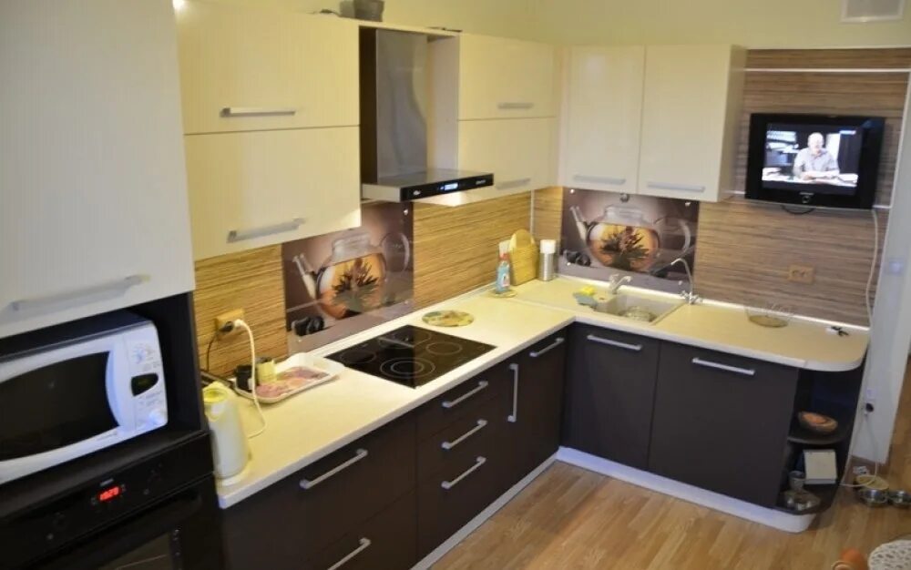 Кухня фото дизайн угловая 10 м Кухонный гарнитур Флора - Кухонные гарнитуры - Каталог - Westa-n