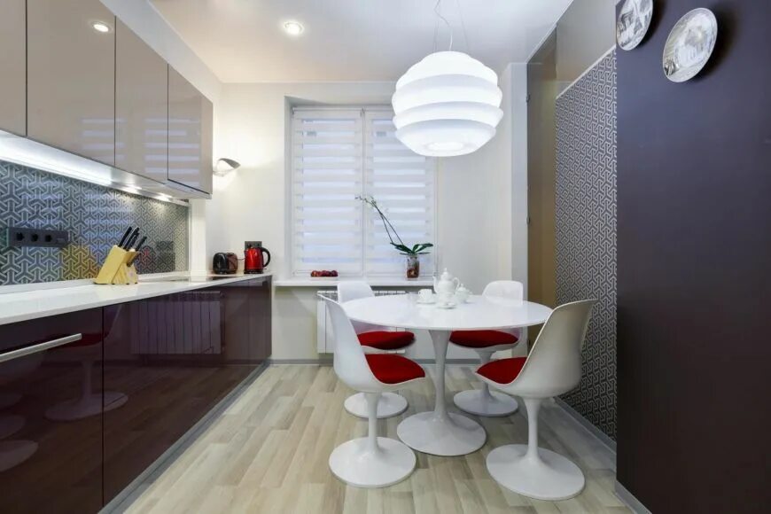 Кухня фото дизайн в квартире Light and Bright "Air of Scandinavia" Apartment by Mudrogelenko Kitchen backspla