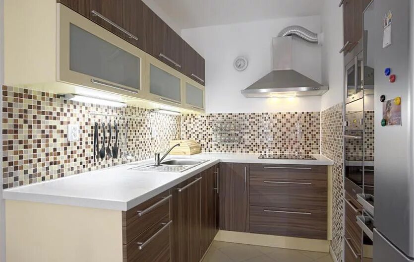 Кухня фото интерьер мозаика Мозаика для дома