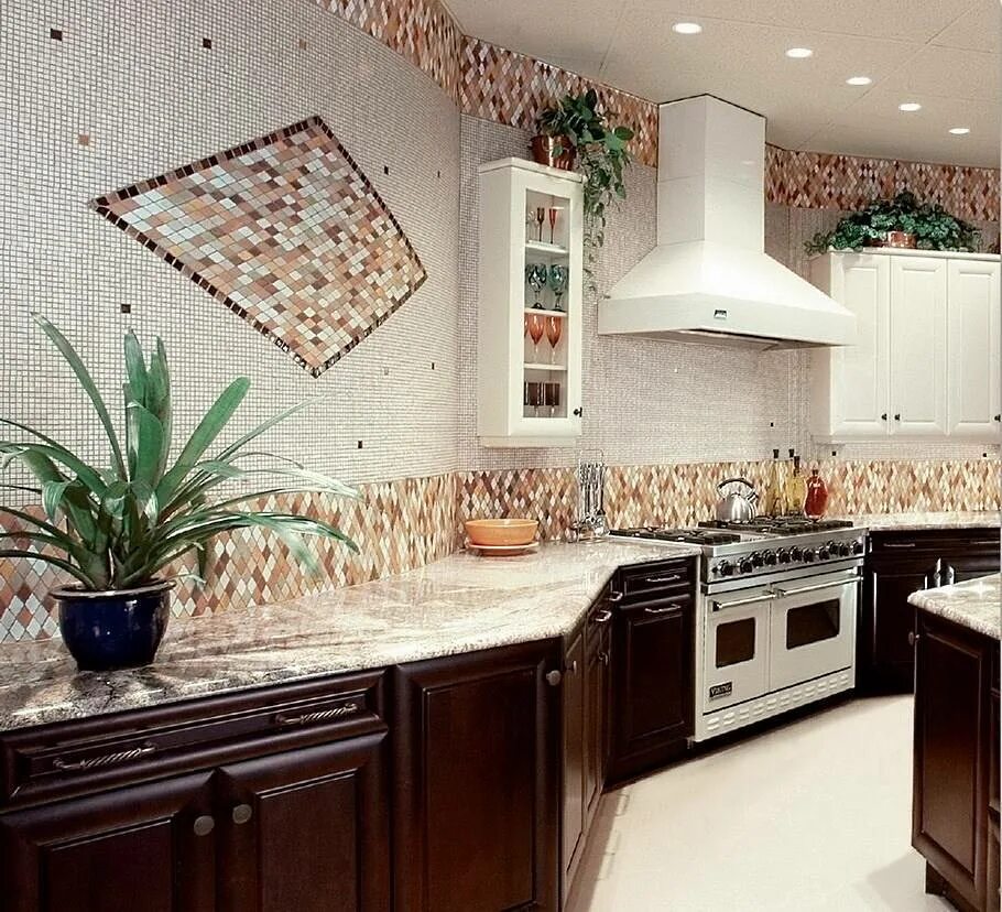 Кухня фото интерьер мозаика Плитка для кухни (86 фото): настенная кухонная плитка и отделка рабочей стены
