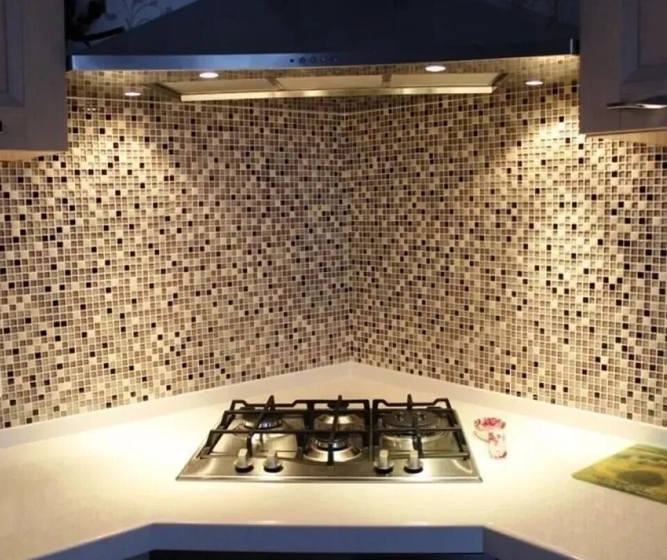 Кухня фото интерьер мозаика Mosaic kitchen design (55 Photos)