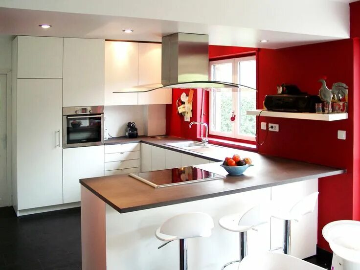 Кухня фото левы Cuisine Avec Ilot Bar Ideas in 2020 New kitchen, Cuisine ikea, Petite cuisine