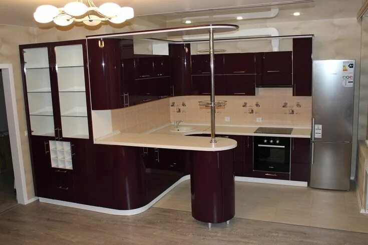 Кухня фото левы Кухня "Бордо" House design, Breakfast bar, Kitchen