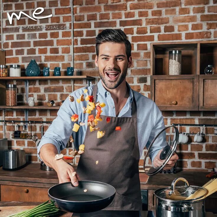 Кухня фото людей Ladies, it's time to hold your man's feet to the fire. It's National Men Make Di