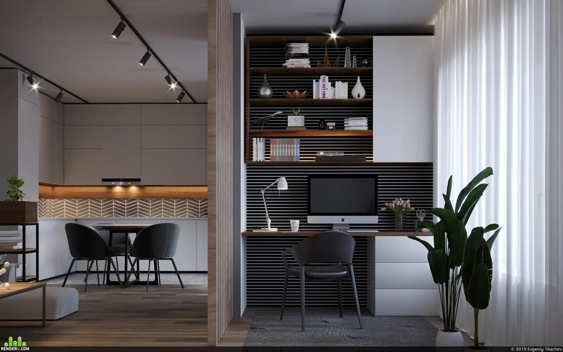 Кухня фото рабочая зона дизайн Рабочее место на кухне дизайн - Гранд Проект Декор.ру