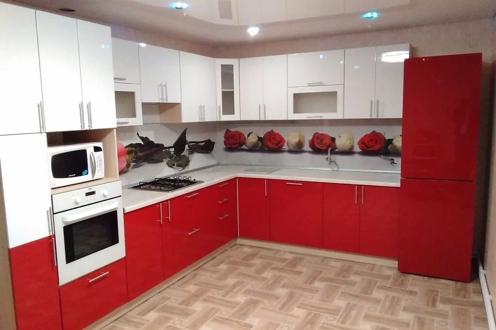 Кухня фото размер цена Кухня пластик 42 заказать недорого в Москве - 1Кухонный