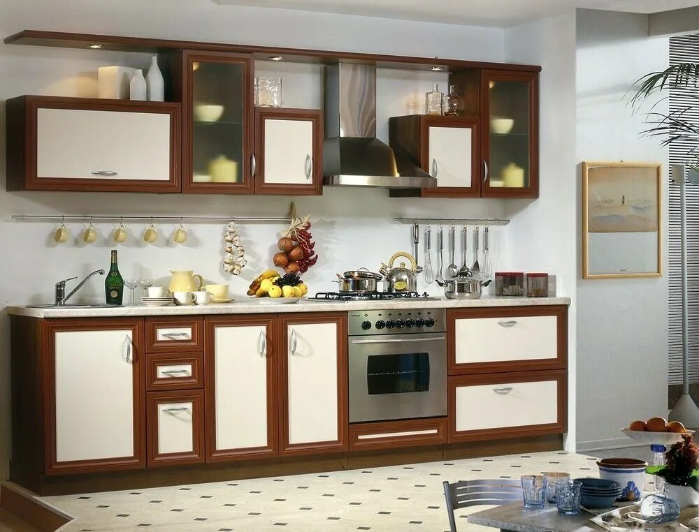 Кухня фото размер цена Кухонный гарнитур "Каролина-2", цена 27900.00 RUB, купить в Москве