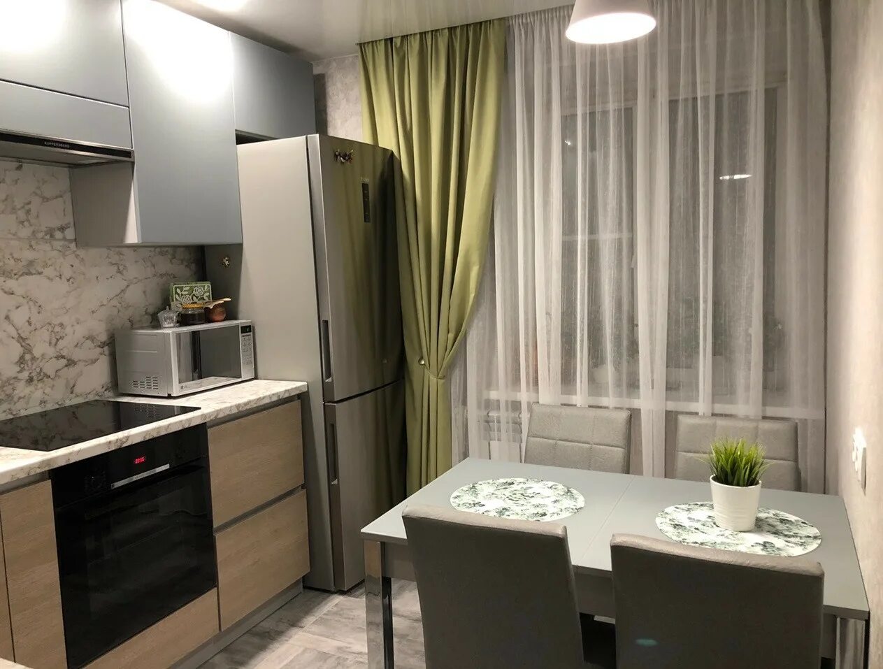 Кухня фото реальных квартир современные Купить 2-комнатную квартиру, 51.5 м² по адресу Курск, Мурыновка, Союзная улица, 