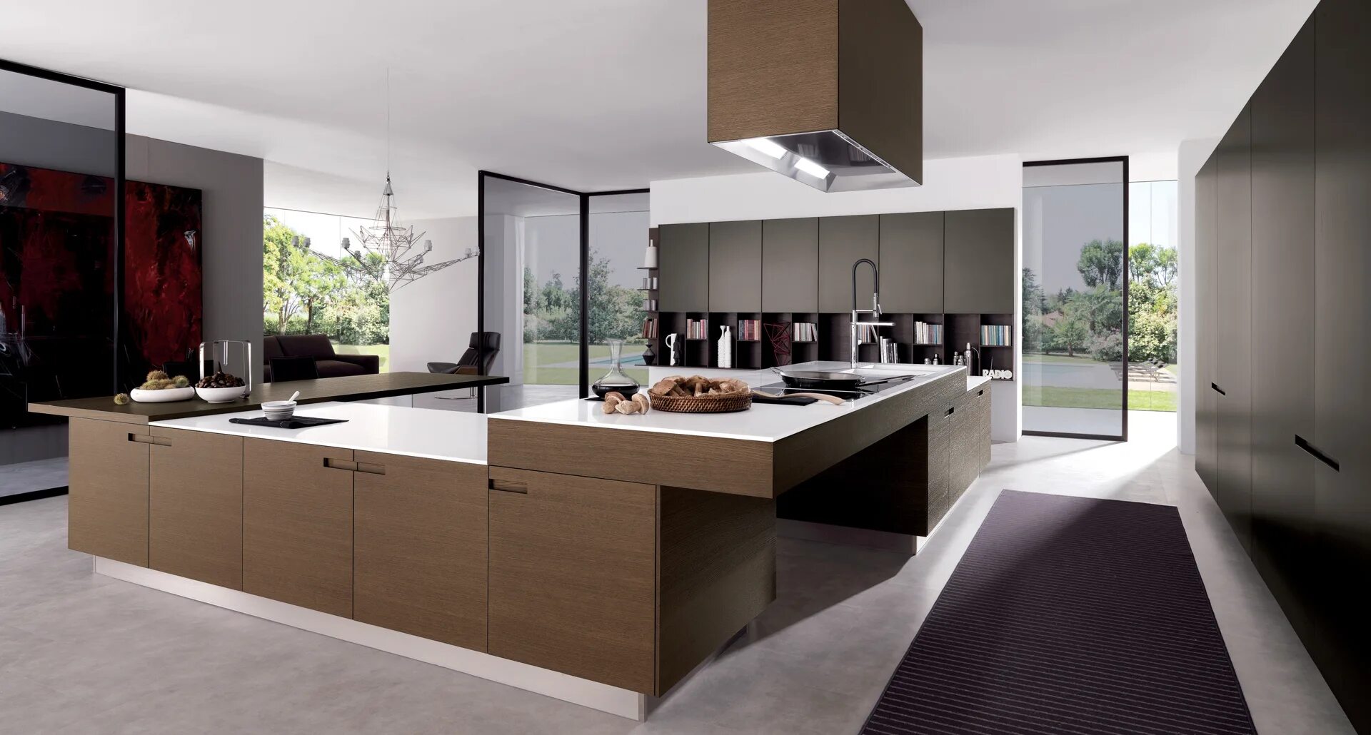 Кухня фотографии дизайн интерьера Итальянская кухня Assim бренд Euromobil - под заказ в Москве из Италии. Le cucin