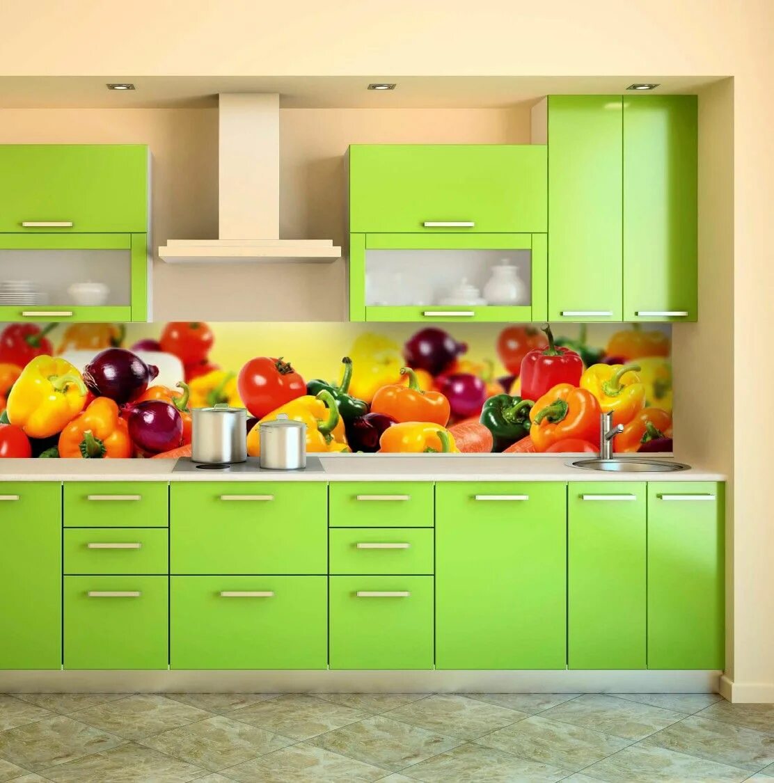 Кухня фрукты фото Не спутайте с настоящими. Kitchen cabinets, Kitchen, Home decor