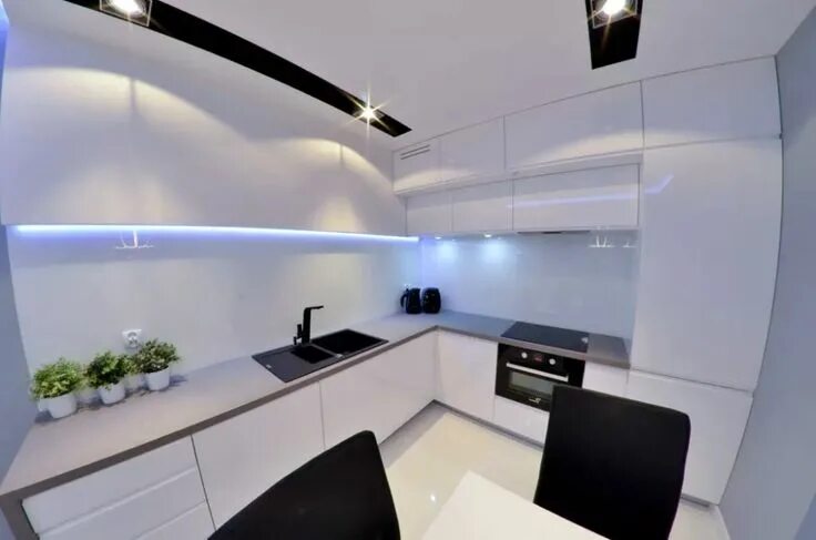 Кухня хай тек дизайн Дизайн кухни в стиле хай-тек 2019 - Rehouz Kitchen furniture design, House, Kitc