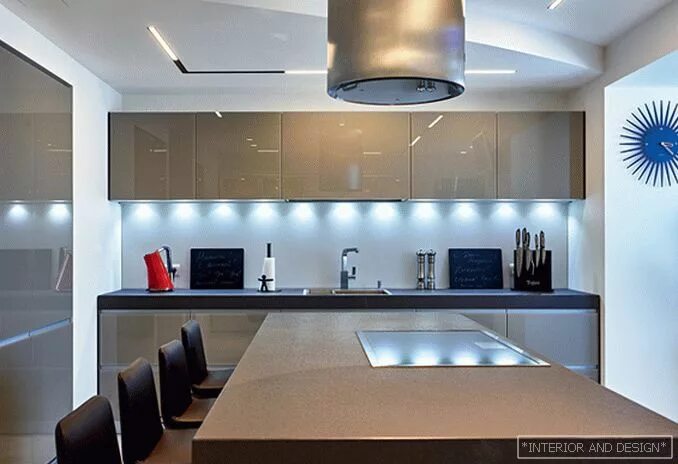 Кухня хай тек фото интерьер На кругі свая