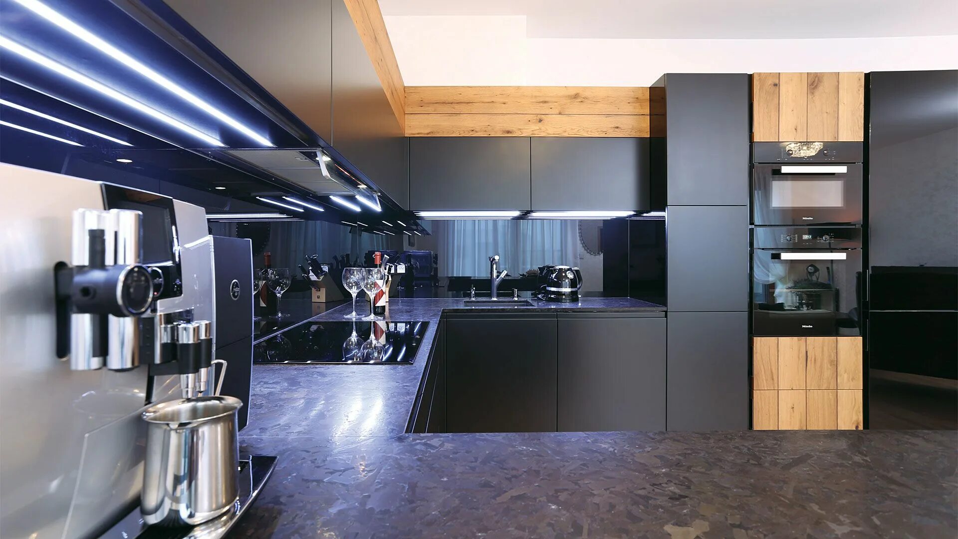 Кухня хай тек фото интерьер #sykora #sykorakuchyne #kitchen #quality #homedecor #luxus #family #topquality #