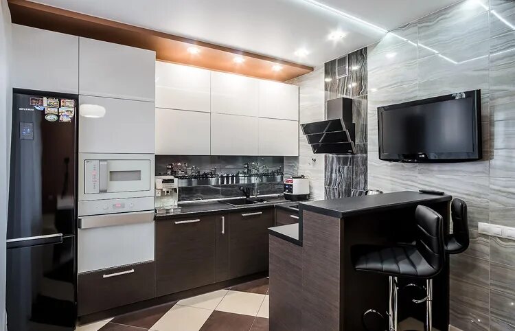 Кухня хайтек дизайн фото Кухни в стиле хай-тек - советы и рекомендации по дизайну Новосибирск