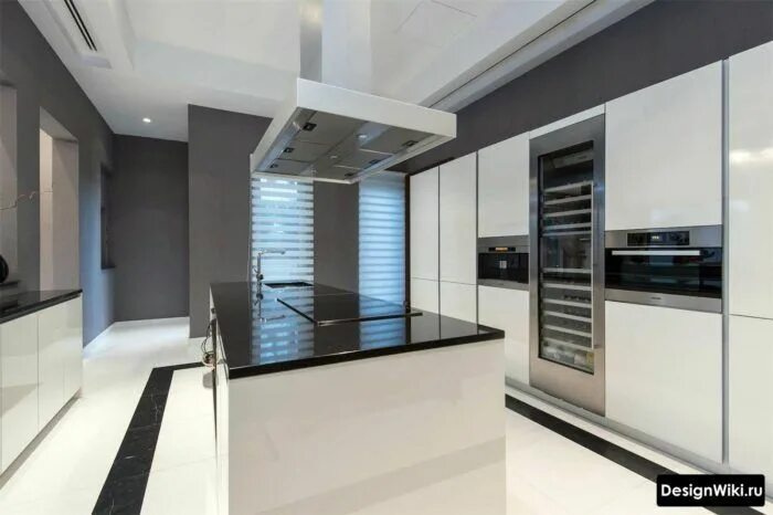 Кухня хайтек дизайн фото Кухня в стиле Хай-тек: 2 Дизайна и 107 фото (реальные) Дизайн домашнего интерьер