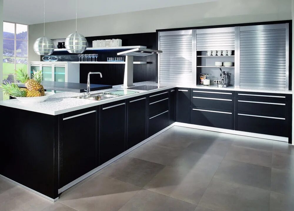 Кухня хайтек дизайн фото Стиль хай-тек в интерьере кухни - ТЦ Александр