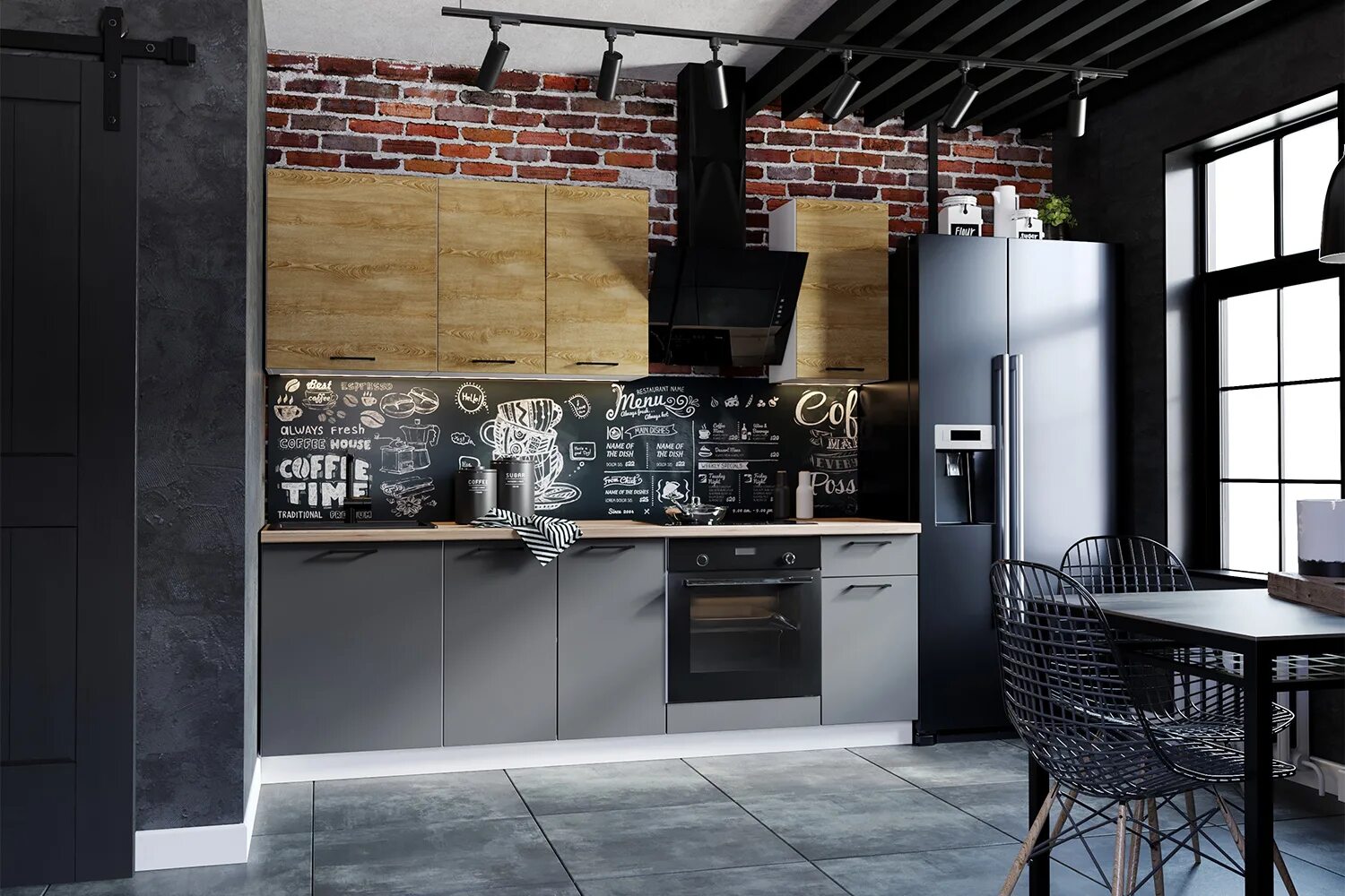 Кухня хлоя хофф фото в интерьере Кухонный гарнитур Хлоя 2,4 м купить в Санкт-Петербурге по цене 26 650 ₽ в интерн