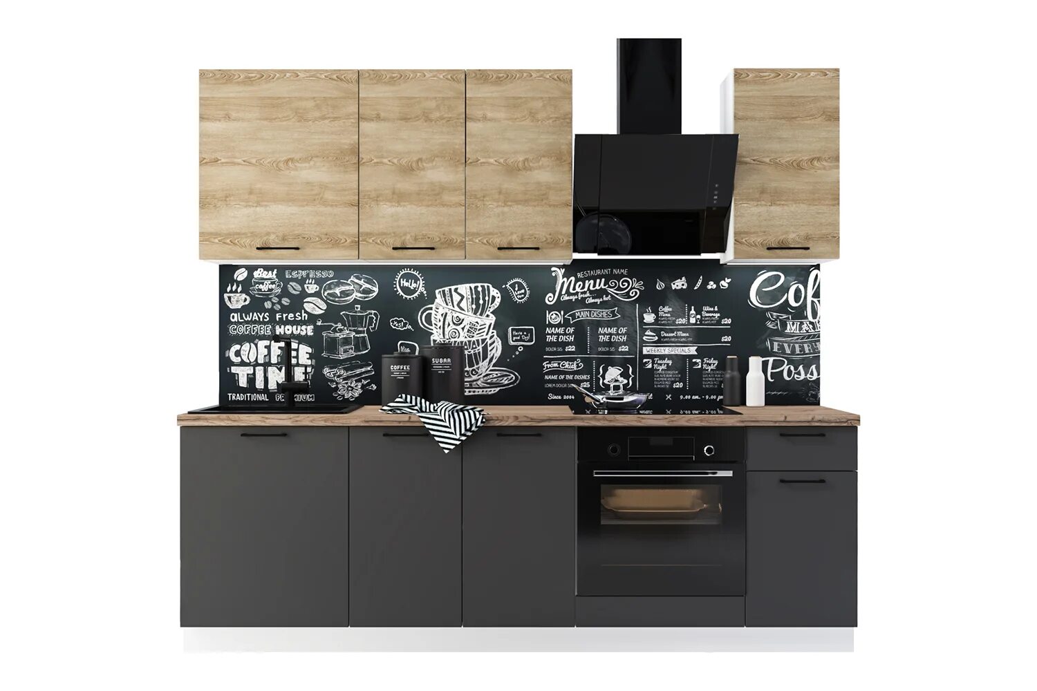 Кухня хлоя хофф фото в интерьере Кухонный гарнитур Хлоя 2,4 м купить в Санкт-Петербурге по цене 26 650 ₽ в интерн