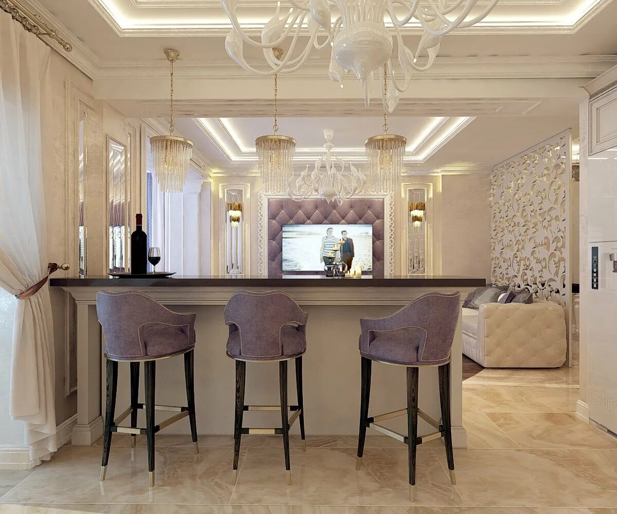 Кухня холл фото Холл с кухней - mebelotradnaya.ru