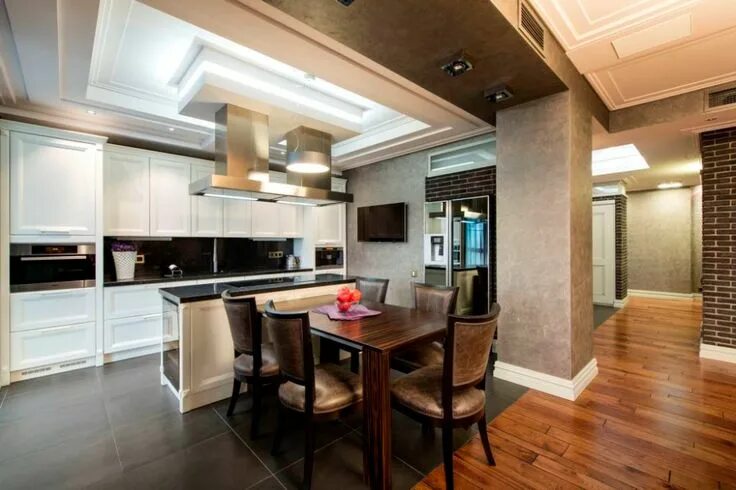 Кухня холл фото Интерьер кухни 2025 с фото, стиль и дизайн кухонь, для квартиры и дома, современ