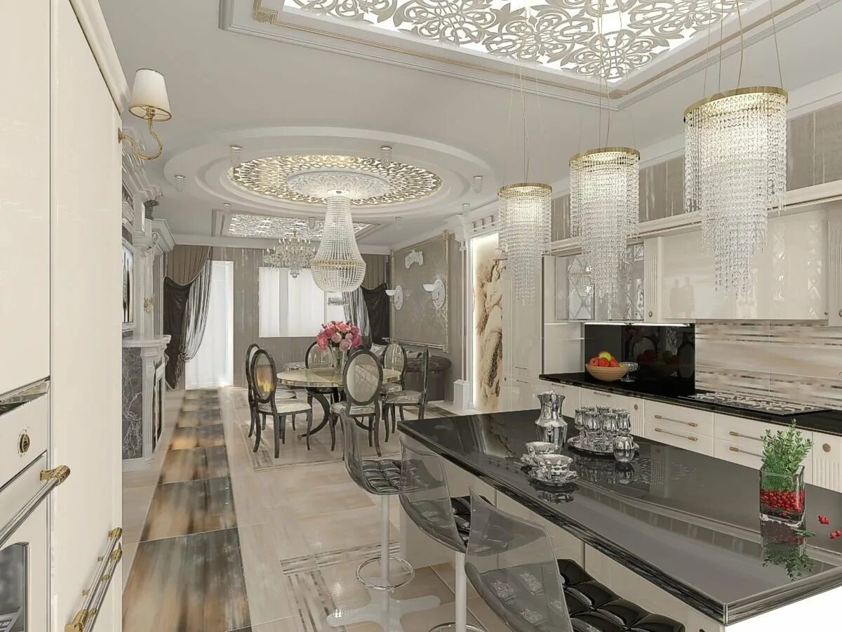 Кухня холл фото Холл с кухней - mebelotradnaya.ru