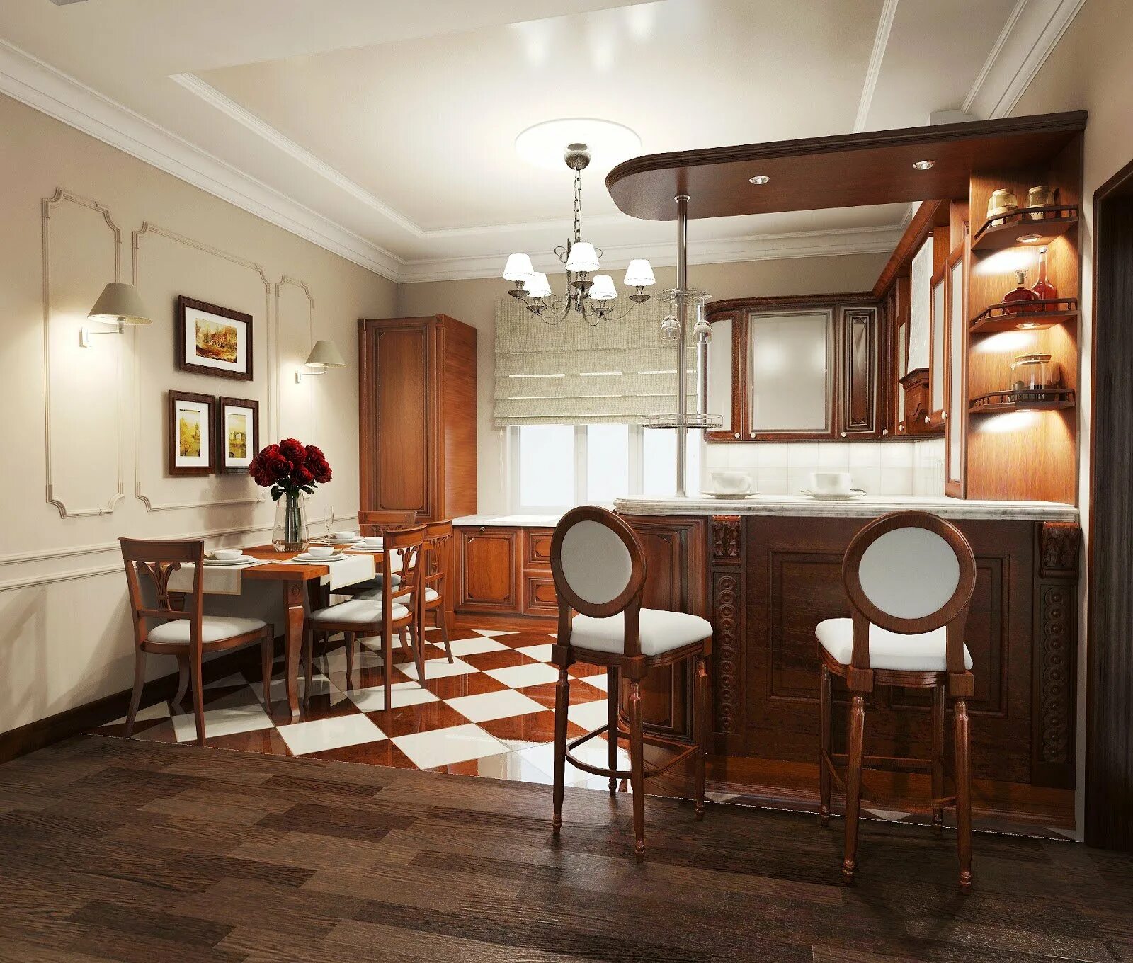 Кухня холл фото Hall kitchen