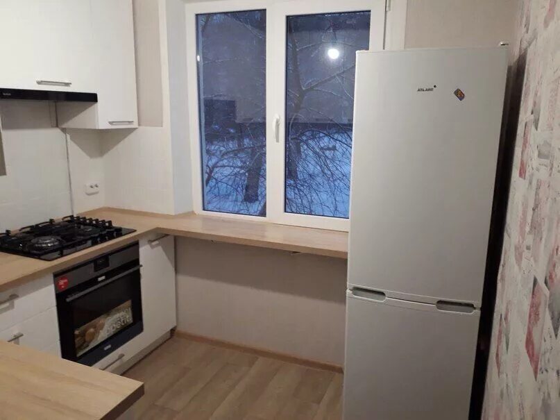 Кухня холодильник у окна фото Фотографии ДИЗАЙН ХРУЩЕВКИ - 25 667 фотографий ВКонтакте в 2024 г Дизайн, Интерь