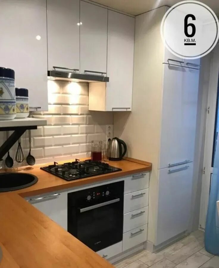 Кухня хрущевка 6 м фото Pin on ДЛЯ ДОМА(декор) Kitchen design small, Tiny kitchen design, Kitchen layout