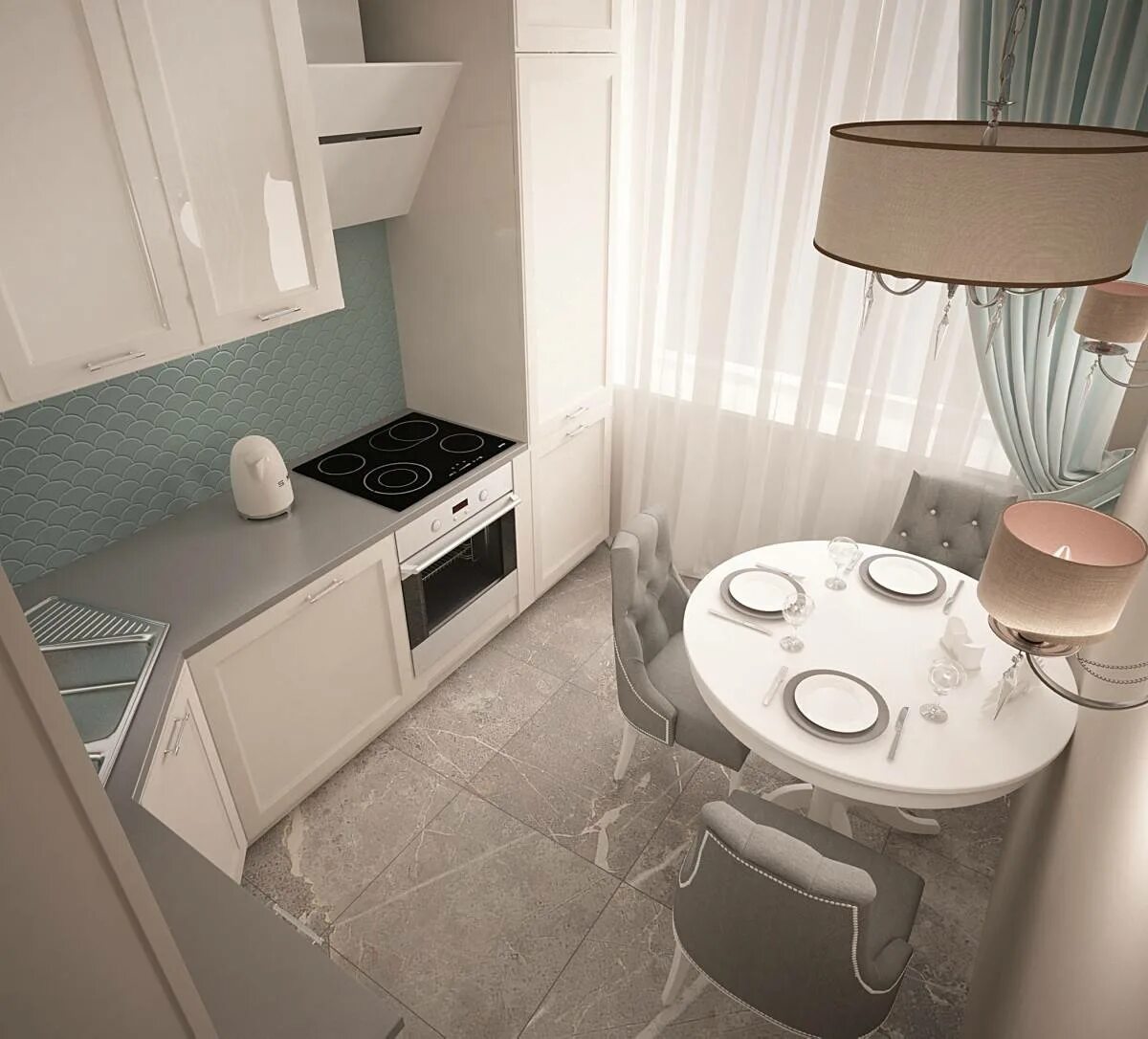 Кухня хрущевка 6 м фото Кухня 7 метров планировка