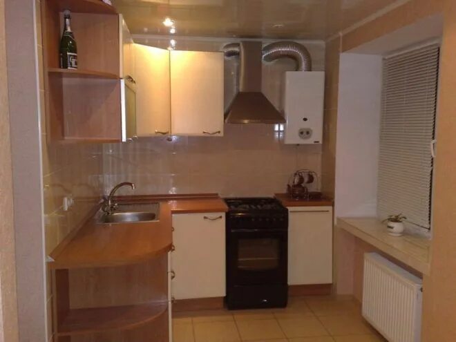 Кухня хрущевка колонка фото Дизайн кухни в хрущевке: фото идей, правила планировки