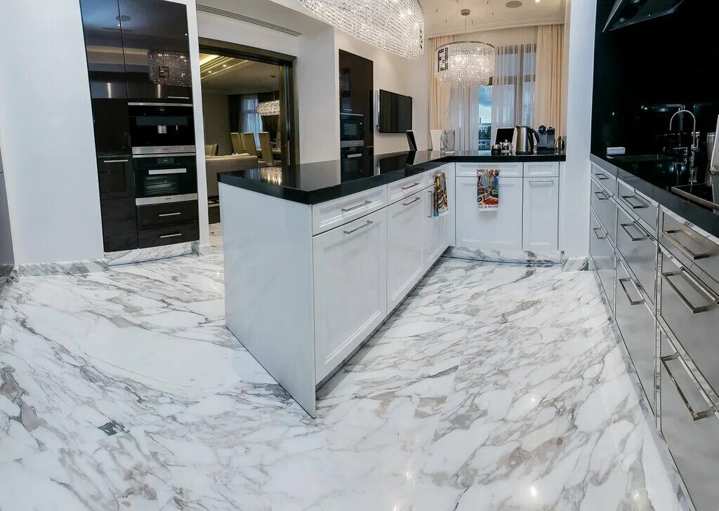 Кухня под мрамор дизайн фото Mramoroff, изделия из камня, наб. реки Смоленки, 14, Санкт-Петербург - Яндекс Ка