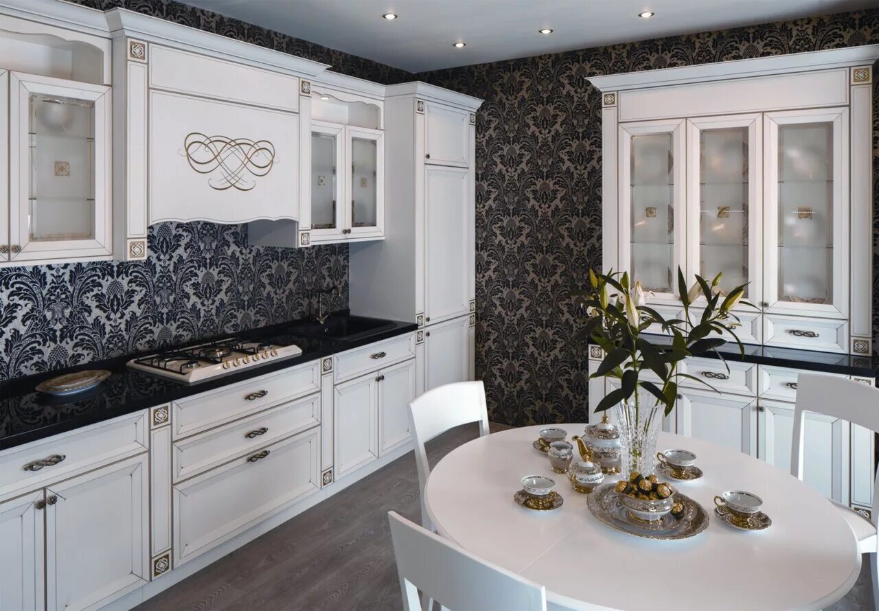 Кухня под обои фото Photo: Kuhni Trio, kitchen furniture, Krasnodar, Dzerzhinsky Street, 100 - Yande