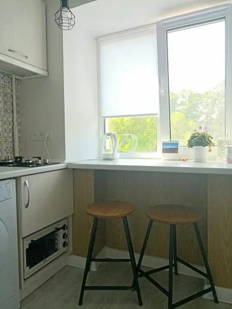 Кухня под окно в хрущевке фото Фотографии ДИЗАЙН ХРУЩЕВКИ Дизайн интерьера для дома, Кухня, Дизайн