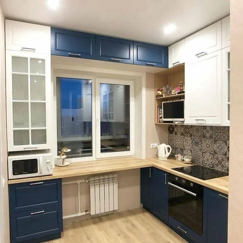 Кухня под окно в хрущевке фото Кухня - купить в Казани, цена 140 000 руб., дата размещения: 29.06.2022 - Кухонн