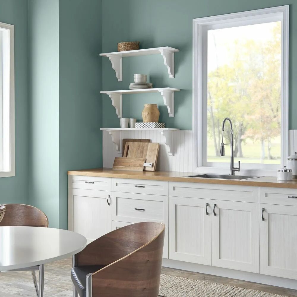 Кухня под покраску дизайн фото цвет Behr's Color of the Year Is Soothing and Tranquil Popular interior paint colors,