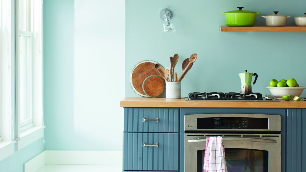 Кухня покрашенная краской фото дизайн Benjamin Moore on Twitter Kitchen cabinet colors, Grey stained wood, Best paint 