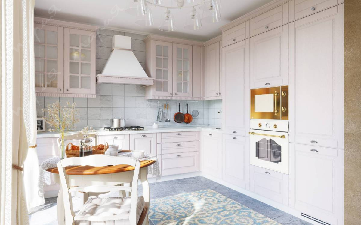 Кухня портофино в интерьере реальные фото Кухня Portofino в стандарт стиле заказать в Москве - Мебельная фабрика Мария