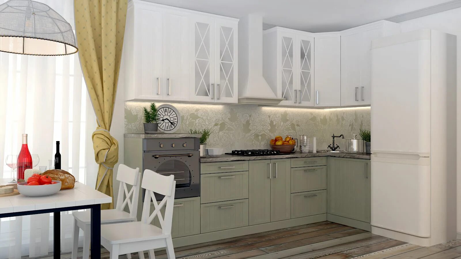 Кухня портофино в интерьере реальные фото Кухня Портофино 5 - Mebeldarom