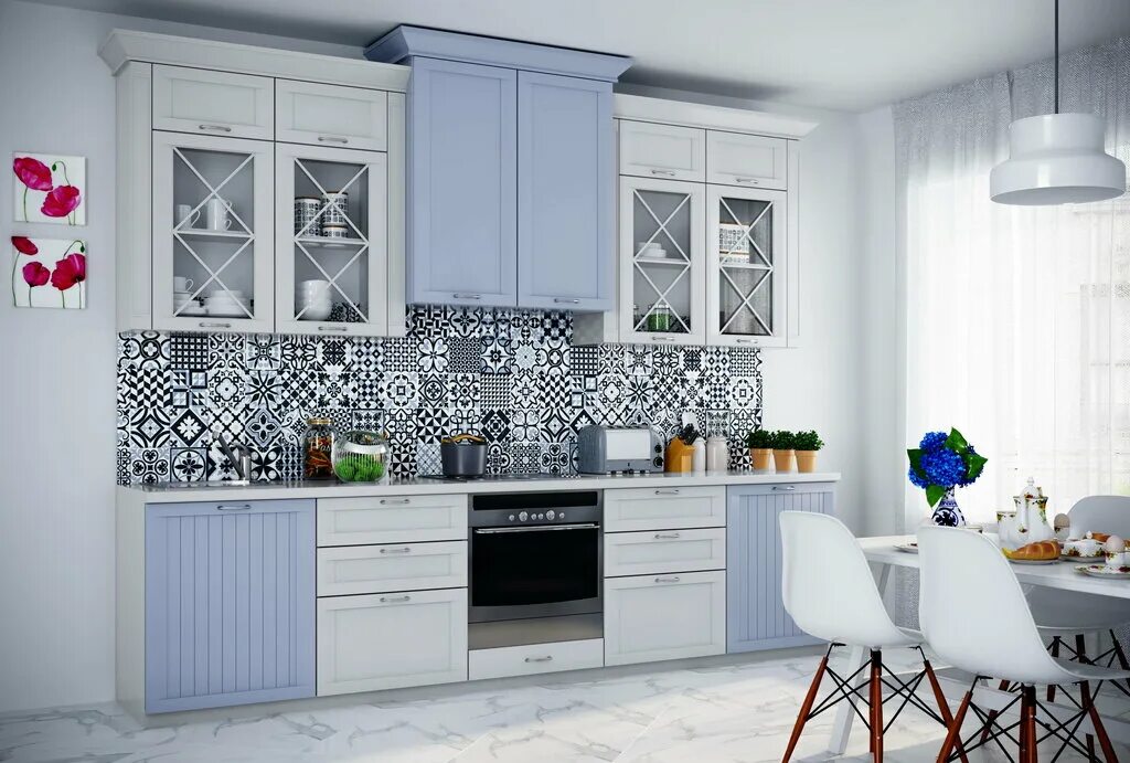 Кухня портофино в интерьере реальные фото КомфортiS, мебельная фабрика, Берёзовая ул., 1/8, рабочий посёлок Северный - Янд