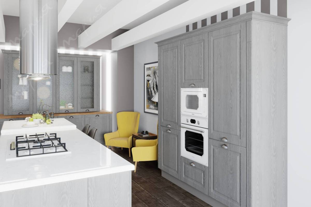 Кухня портофино в интерьере реальные фото Кухня Portofino в стандарт стиле заказать в Челябинске - Мебельная фабрика Мария