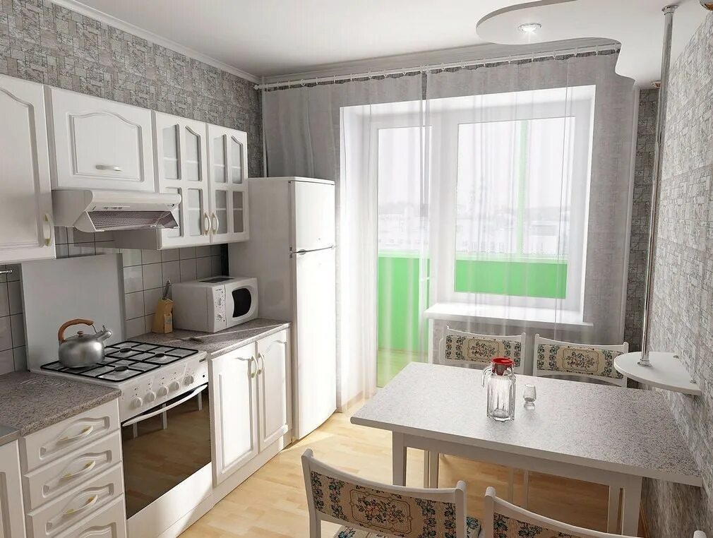 Кухня после ремонта своими Купить 1-комнатную квартиру, 40 м² по адресу Краснодар, Губернский, Николая Шеве