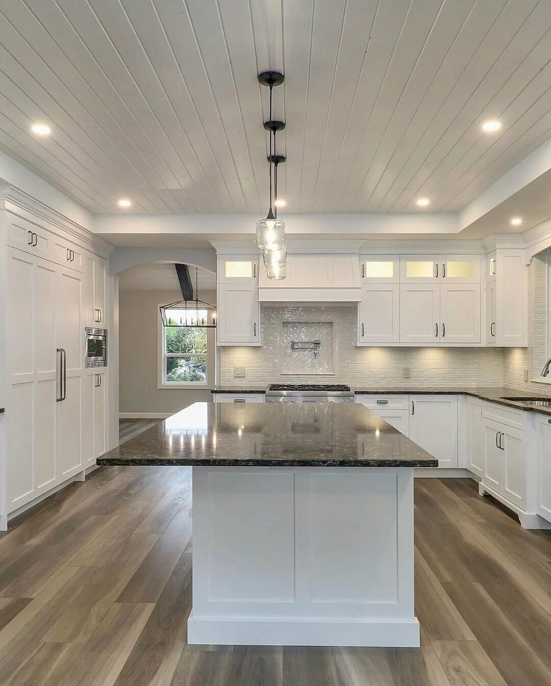 Кухня потолок дизайн фото дома Gray ceiling in the kitchen - download photo 19303 фотопортал самоделок kosmast.