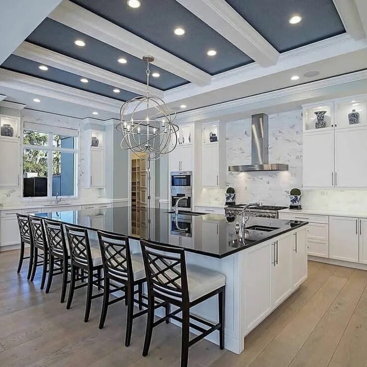 Кухня потолок дизайн фото дома This $26 million modern Scottsdale home has over 14,355 square feet of living sp