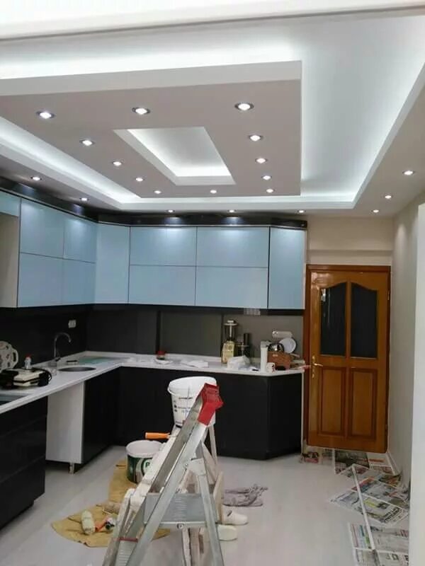 Кухня потолок гипсокартон дизайн фото Image result for dining ceiling design Kitchen ceiling design, House ceiling des