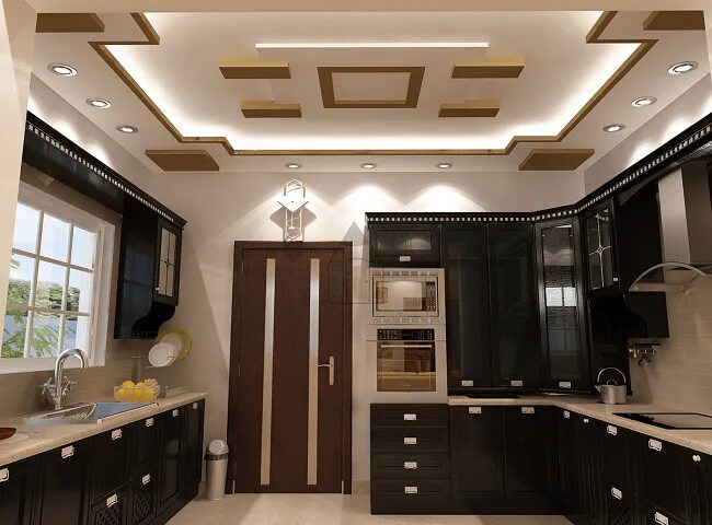 Кухня потолок гипсокартон дизайн фото 10 Best Kitchen False Ceiling Designs - You’d Love To Try House ceiling design, 