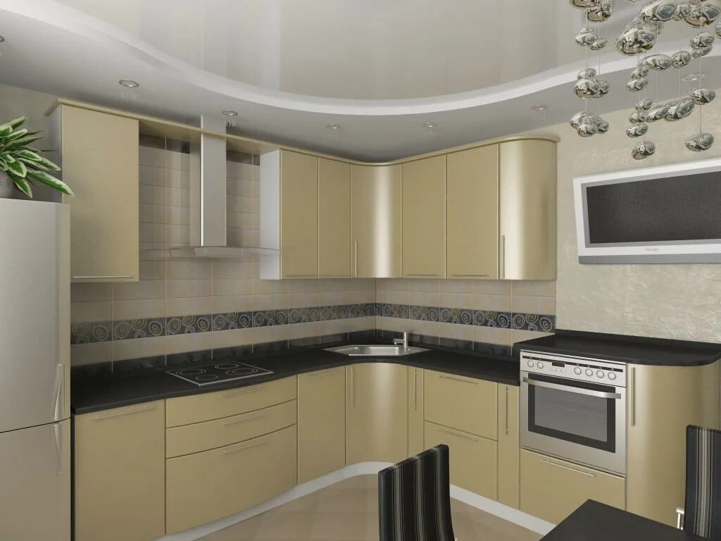 Кухня правый угол фото дизайн интерьера Дизайн угловой кухни: особенности и 75 фото идей