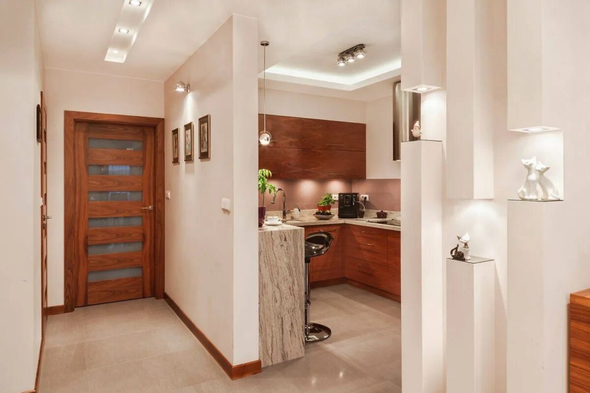 Кухня прихожая планировка квартир Кухня прихожая планировка - 70 фото